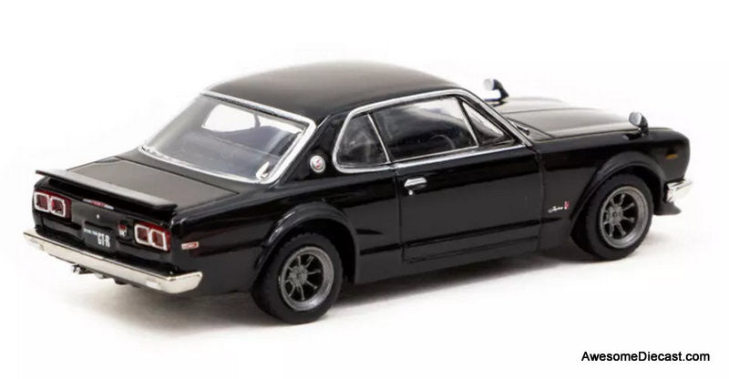 Nissan Skyline 2000GT-R (KPGC10), Black 1:64 Diecast Model Car by Tarmac Works