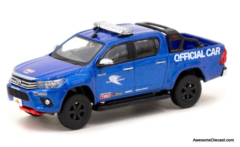 Tarmac Works 1:64 Toyota Hilux, Metallic Blue: Fuji Speedway Official Car