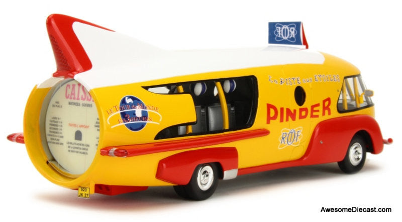 RARE!! Perfex 1:43 1966 Citroen Type 55: Pinder Circus Rocket Truck