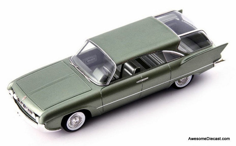 Avenue43 by AutoCult 1:43 1958 Plymouth Cabana Concept, Metallic Green