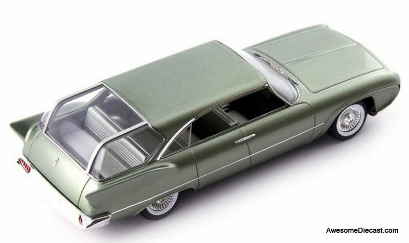 Avenue43 by AutoCult 1:43 1958 Plymouth Cabana Concept, Metallic Green