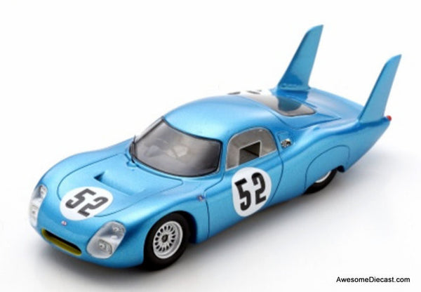 Spark 1:43 Peugeot CD SP66: 1966 24 Hours Le Mans – Awesome