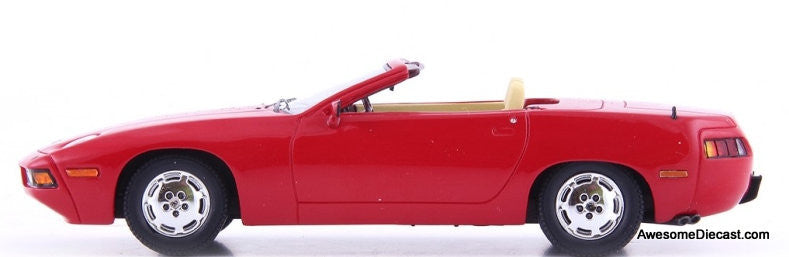 Avenue43 by AutoCult 1:43 1981 Porsche Carelli Design Convertible, Red
