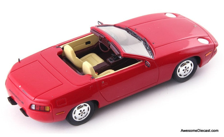 Avenue43 by AutoCult 1:43 1981 Porsche Carelli Design Convertible, Red