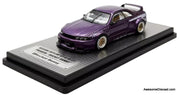 Nissan Skyline GT-R (R33) Pandem/Rocket Bunny, Metallic Purple 1:64 Diecast Model Car by Inno64