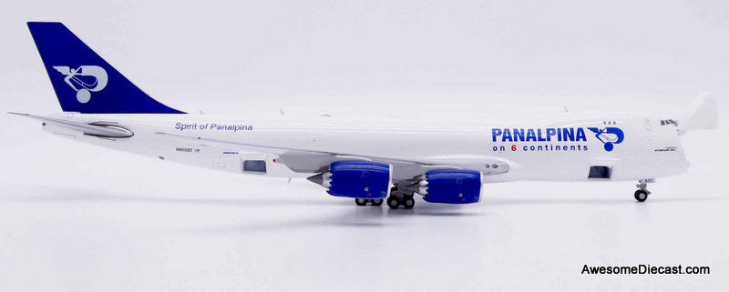 Boeing 747-8F: Panalpina (Reg #N850GT) 1:400 Diecast Model Plane by JC Wings