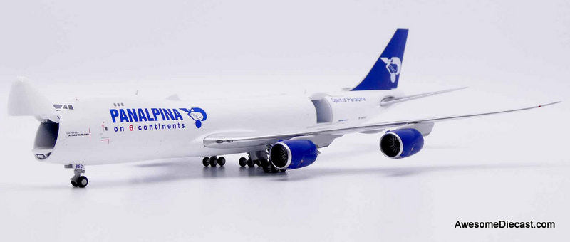 Boeing 747-8F: Panalpina (Reg #N850GT) 1:400 Diecast Model Plane by JC Wings