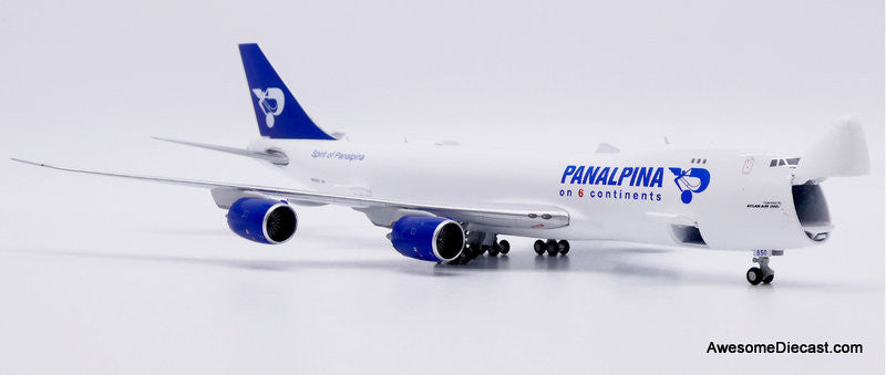 Boeing 747-8F: Panalpina (Reg #N850GT) 1:400 Diecast Model Plane by JC Wings