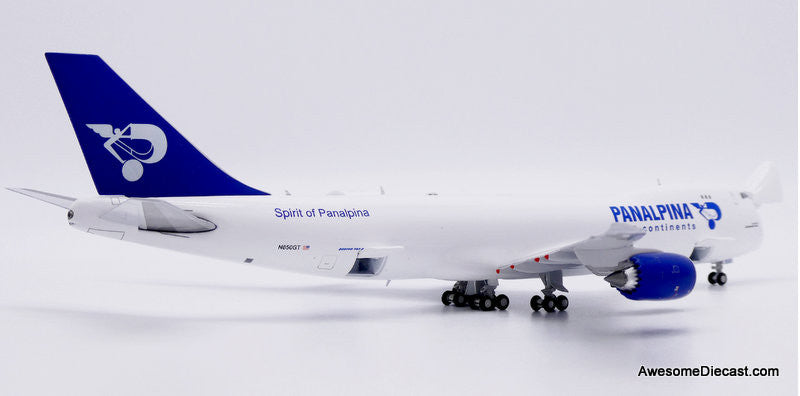 Boeing 747-8F: Panalpina (Reg #N850GT) 1:400 Diecast Model Plane by JC Wings