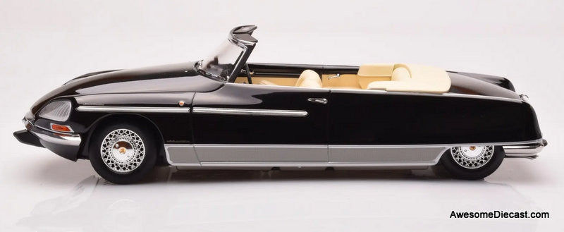 1968 Citroen DS 21 Palm Beach Convertible, Black 1:18 Diecast