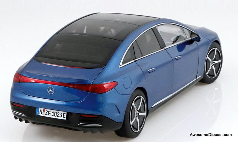 NZG 1:18 2022 Mercedes Benz-EQ EQE, Spectral Blue