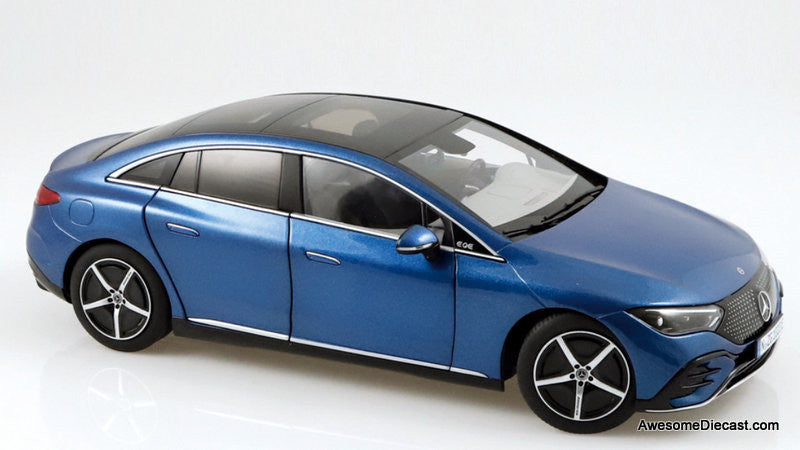 NZG 1:18 2022 Mercedes Benz-EQ EQE, Spectral Blue