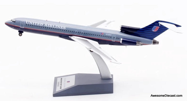 Boeing 727-200: United Airlines (Reg #N7267U) 1:200 Diecast Model Plane by Inflight 200