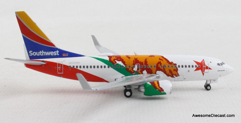 Gemini Jets 1:400 Boeing 737-700: South West Airlines, California One