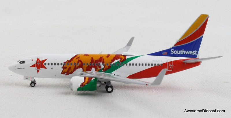 Gemini Jets 1:400 Boeing 737-700: South West Airlines, California