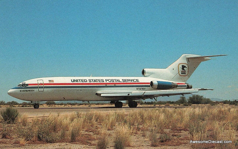 Inflight 200 1:200 Boeing 727-27F: United States Postal Service (Reg #N727EV)