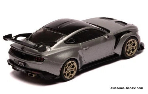 2025 Ford Mustang GTD, Metallic Gray 1:43 Diecast Model Car by IXO