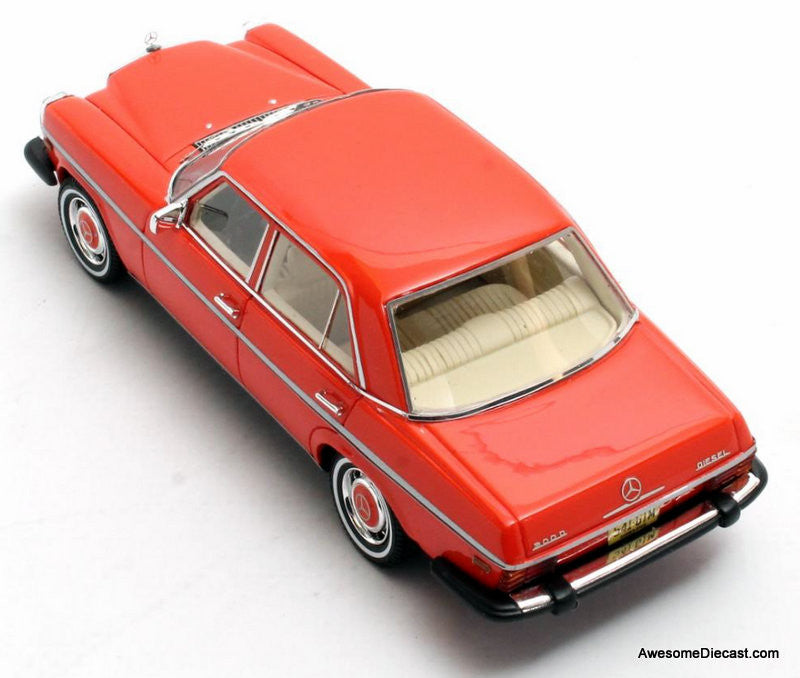 1974 Mercedes Benz 300 Diesel (USA Version) Red 1:43 Resin Cast Model by Matrix