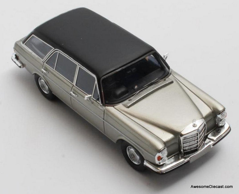 1970 Mercedes Benz W108 Crayford Estate, Silver 1:43 Resin Cast Model by Matrix
