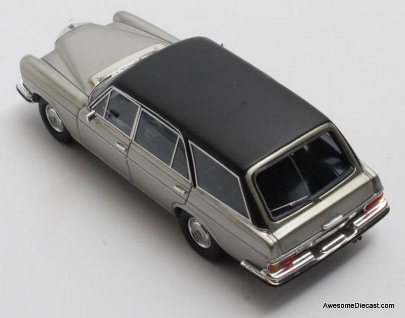 1970 Mercedes Benz W108 Crayford Estate, Silver 1:43 Resin Cast