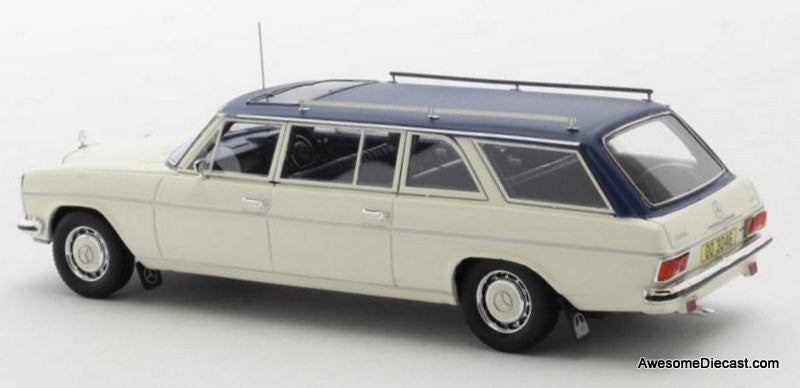 1971 Mercedes Benz W114 LWB Estate, White 1:43 Resin Cast Model by Matrix