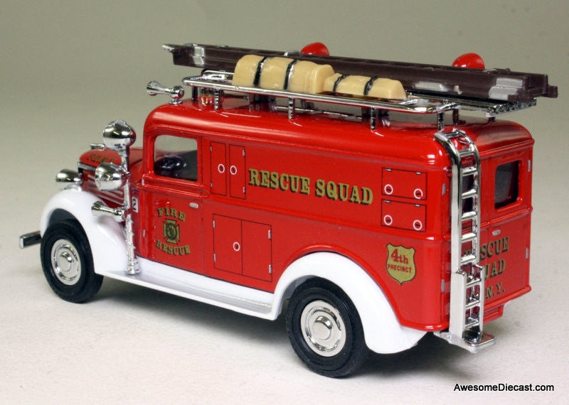 Matchbox 1937 GMC Rescue Squad Van: New York Fire Department 4th Precinct