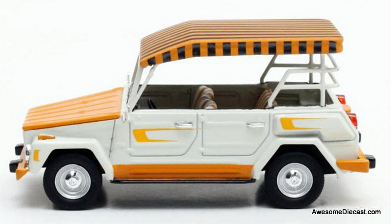 1979 Volkswagen Thing "Hawaiian Edition" - White/Orange - 1:43 Resin Model by Matrix