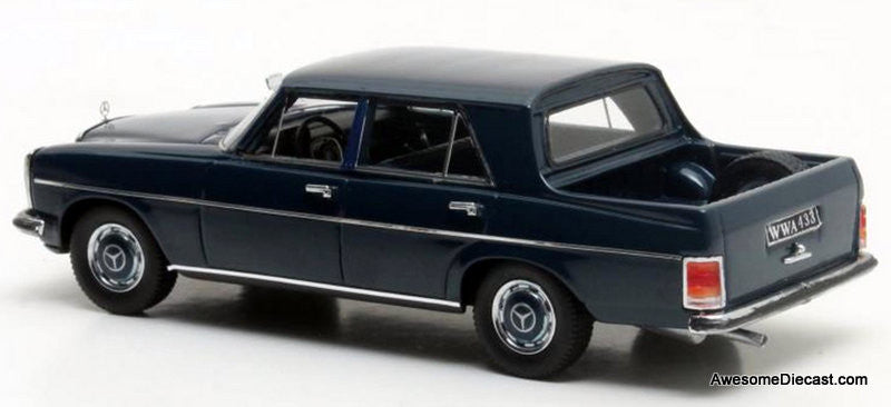 1972 Mercedes Benz (W115) Double Cab Pick-Up, Blue 1:43 Resin Cast Model Car by Matrix