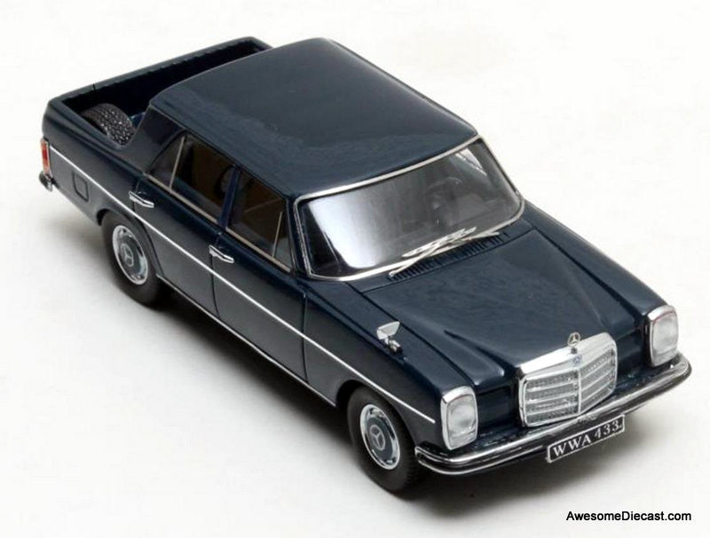 1972 Mercedes Benz (W115) Double Cab Pick-Up, Blue 1:43 Resin Cast Model Car by Matrix