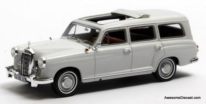 1960 Mercedes Benz (W120 180b) Wagon, Gray 1:43 Resin Cast Model Car by Matrix