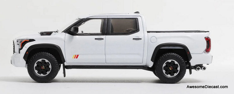 Toyota Tundra TRD PRO, Pearlescent White 1:64 Diecast Model Truck by GCD