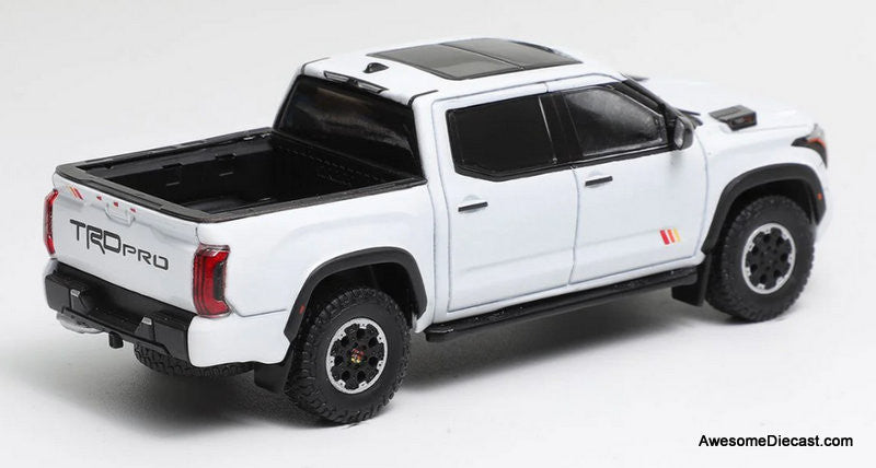 Toyota Tundra TRD PRO, Pearlescent White 1:64 Diecast Model Truck