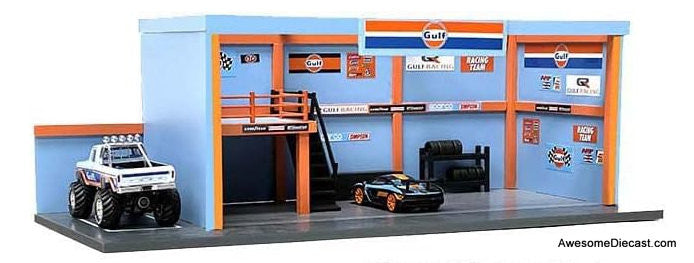 Garage Diorama "Gulf Oil" 1:64 by American Diorama