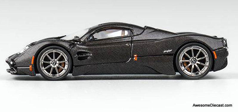 Pagani Utopia, Full Carbon Fiber/Red Line 1:64 Diecast Model Car by CM Model