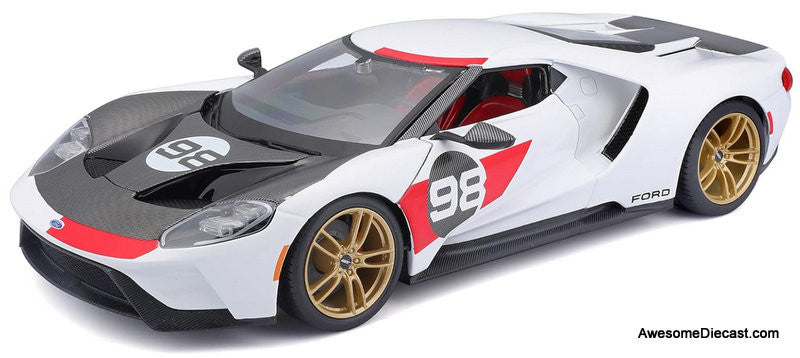 Maisto 1:18 2021 Ford GT Heritage Edition #98