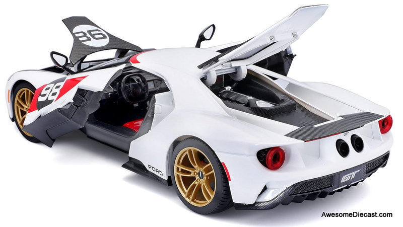 Maisto 1:18 2021 Ford GT Heritage Edition #98