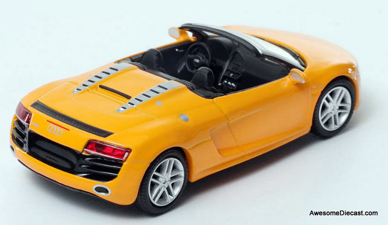 2010 Audi R8 V10 Spyder, Orange 1:64 Resin Cast Model by Shadow