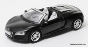 2010 Audi R8 V10 Spyder, Black 1:64 Resin Cast Model by Shadow
