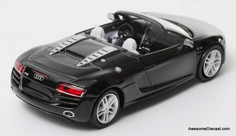 2010 Audi R8 V10 Spyder, Black 1:64 Resin Cast Model by Shadow
