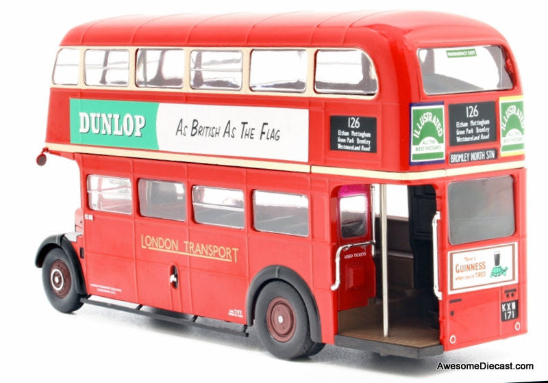 IXO 1:43 1939 AEC Regent Double Decker Bus: London Transport