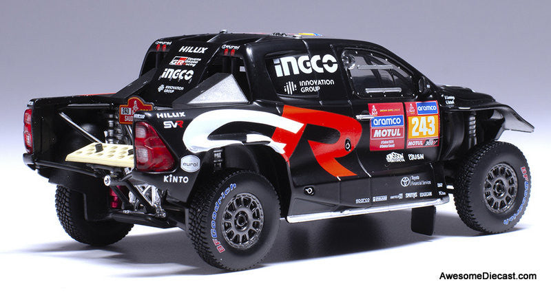 Toyota GR DKR Hilux EVO #243 2024 Dakar Rally 1:43 Diecast Model Car by IXO
