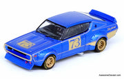 Nissan Skyline 2000 GT-R (KPGC110) Racing Concept Blue 1:64 Diecast Model Car by Inno64