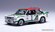 1979 Fiat 131 Abarth #3 1:43 Diecast Model Car by IXO