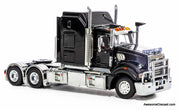 Mack Super-Liner Sleeper Tractor Late Edition, Black 1:50 Diecast Model Truck by Drake