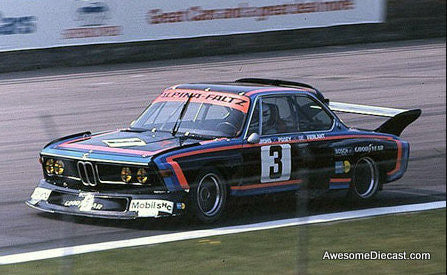 1976 BMW 3.0 csl Group 5 #3, Black/Custom 1:43 Diecast Model Car by IXO