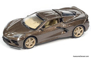 AutoWorld 1:64 2020 Chevrolet Corvette C8, Zeus Bronze