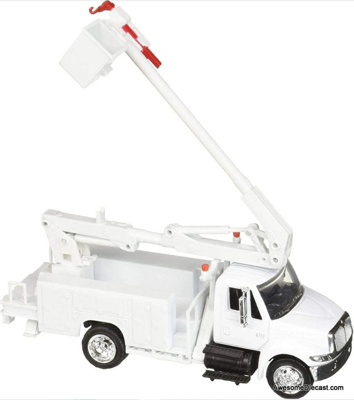 International 4200 Line Maintenance Service Truck, White 1:43 Diecast Model Truck by New Ray