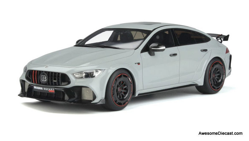 GT Spirit 1:18 2019 Mercedes Benz Brabus Rocket 900 gt63, Light Gray