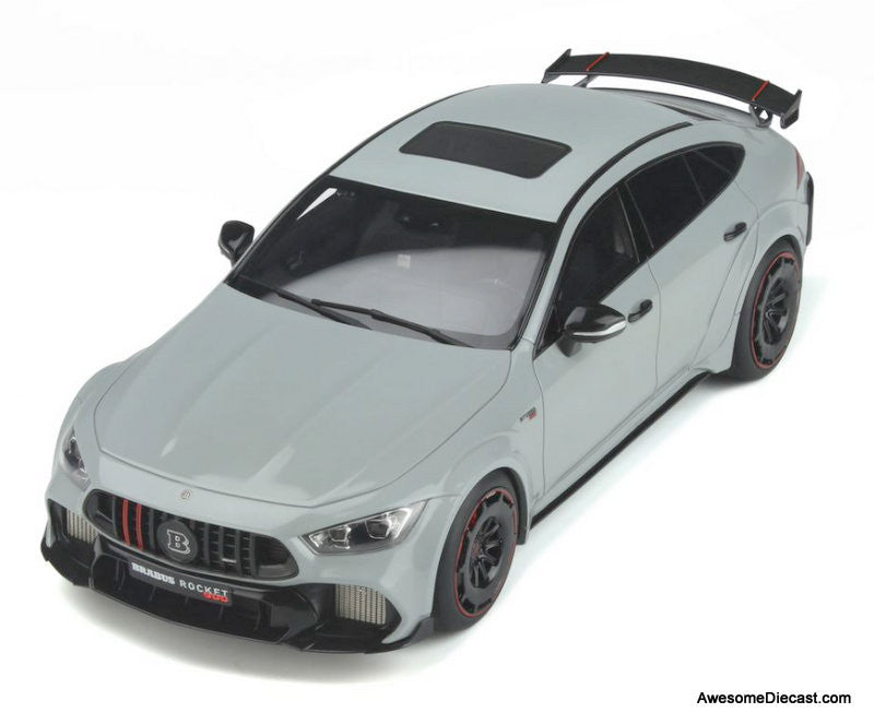 GT Spirit 1:18 2019 Mercedes Benz Brabus Rocket 900 gt63, Light Gray