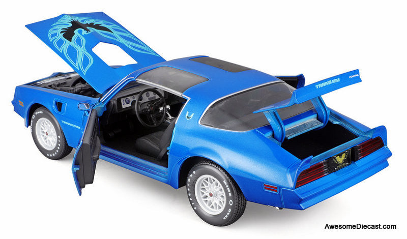 Maisto 1:18 1978 Pontiac Firebird Trans Am, Metallic Blue